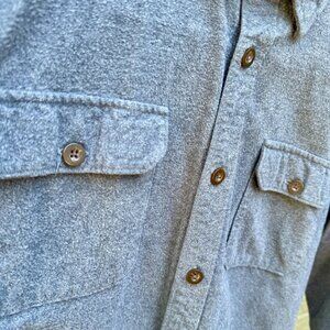 Land's End Flannel Button-Down Shirt